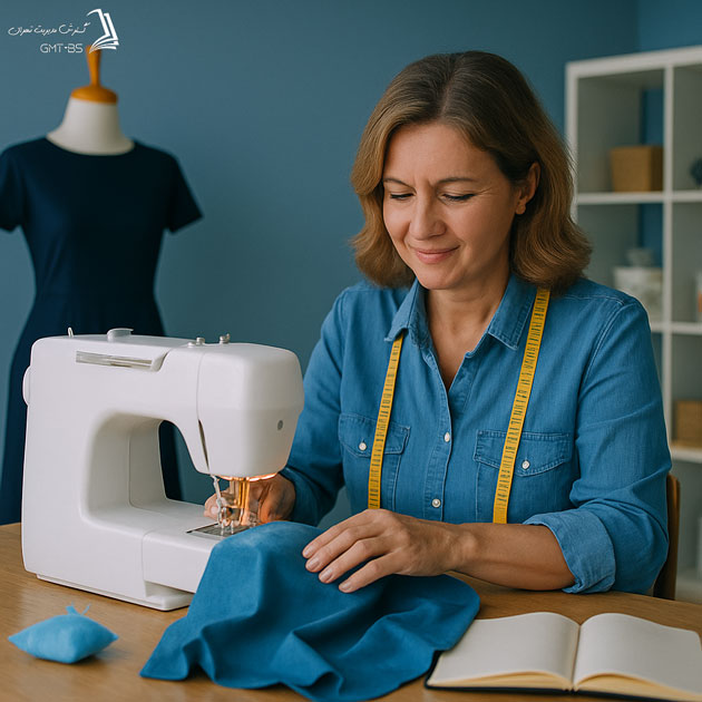 خیاطی و طراحی لباس در منزل